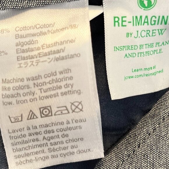 J.Crew Men's Black  Stretch Chino Shorts Sz 34 - Picture 7 of 10